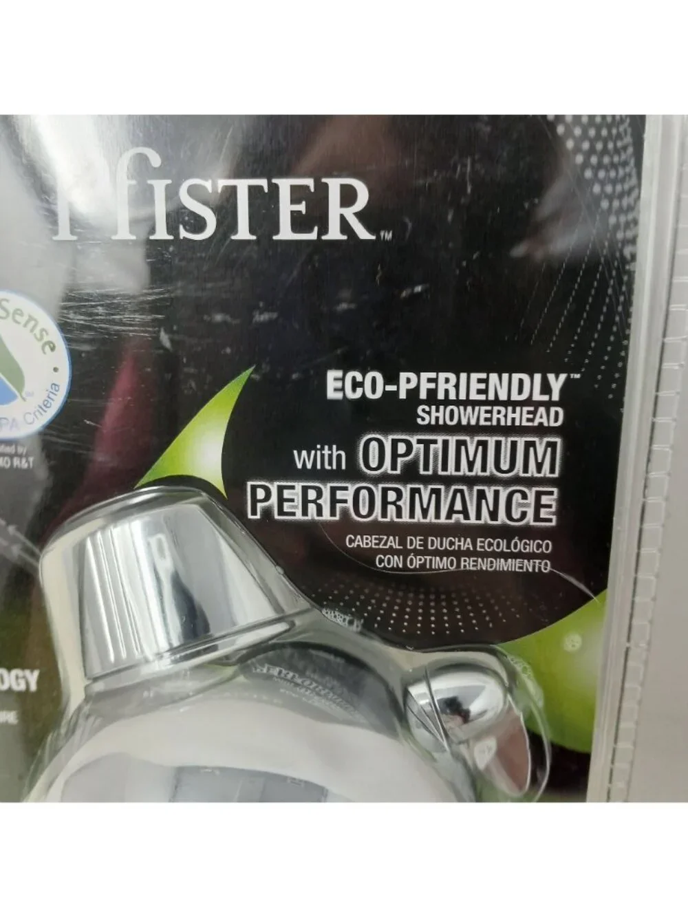 Pfister Eco-Friendly 1.5 GPM Polished Chrome Showerhead W/ Air Infusion NEW #D11
